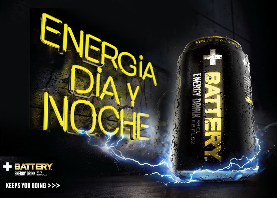 BATTERY 24 hour energy drink