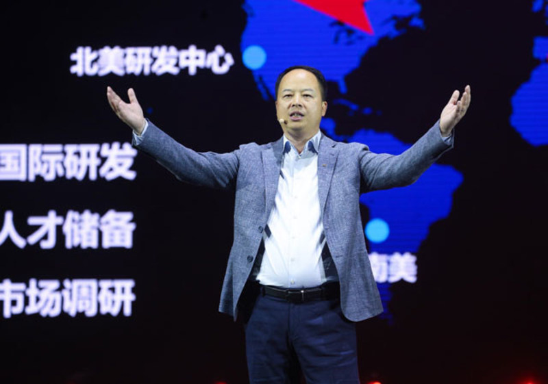 Yu Jun, presidente de GAC Motor, comentó que el Fortune Global Forum contribuye a demostrar el desarrollo de la manufactura automotriz china (PRNewsfoto/GAC Motor)