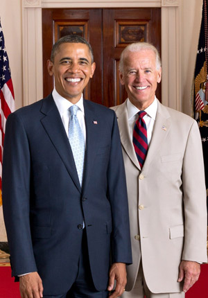 President Barack Obama and Vice President Joe Biden pose with the full Cabinet for an official group photo in the Grand Foyer of the White House, July 26, 2012. Seated, from left, are: Transportation Secretary Ray LaHood, Acting Commerce Secretary Rebecca Blank, U.S. Permanent Representative to the United Nations Susan Rice, and Agriculture Secretary Tom Vilsack. Standing in the second row, from left, are: Education Secretary Arne Duncan, Attorney General Eric H. Holder, Jr., Labor Secretary Hilda L. Solis, Treasury Secretary Timothy F. Geithner, Chief of Staff Jack Lew, Secretary of State Hillary Rodham Clinton, Defense Secretary Leon Panetta, Veterans Affairs Secretary Eric K. Shinseki, Homeland Security Secretary Janet Napolitano, and U.S. Trade Representative Ron Kirk. Standing in the third row, from left, are: Housing and Urban Development Secretary Shaun Donovan, Energy Secretary Steven Chu, Health and Human Services Secretary Kathleen Sebelius, Interior Secretary Ken Salazar, Environmental Protection Agency Administrator Lisa P. Jackson, Office of Management and Budget Acting Director Jeffrey D. Zients, Council of Economic Advisers Chair Alan Krueger, and Small Business Administrator Karen G. Mills. (Official White House Photo by Chuck Kennedy) This official White House photograph is being made available only for publication by news organizations and/or for personal use printing by the subject(s) of the photograph. The photograph may not be manipulated in any way and may not be used in commercial or political materials, advertisements, emails, products, promotions that in any way suggests approval or endorsement of the President, the First Family, or the White House. 