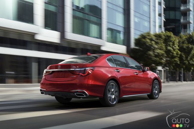 002 - 2018 Acura RLX Sport Hybrid in Brilliant Red Metallic