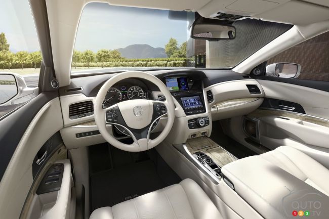 2018 Acura RLX Sport Hybrid, Seacoast interior color