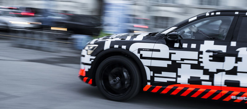 El Audi e-tron prototype en Ginebra.