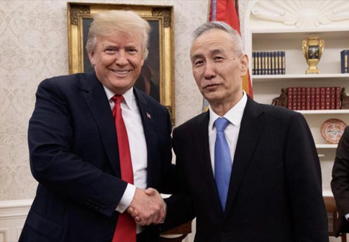 Trump-con-el-Vice-Primer-Ministro-chino-Liu-He