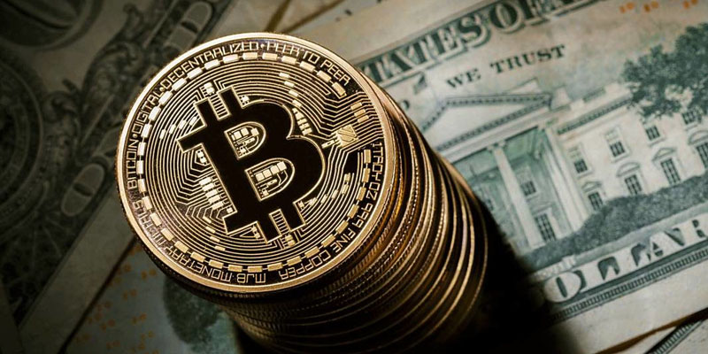 Bitcoins and dollars