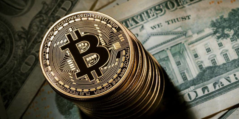 Bitcoins and dollars