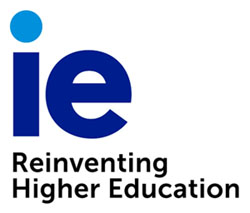 logo IE reinventing hi edu