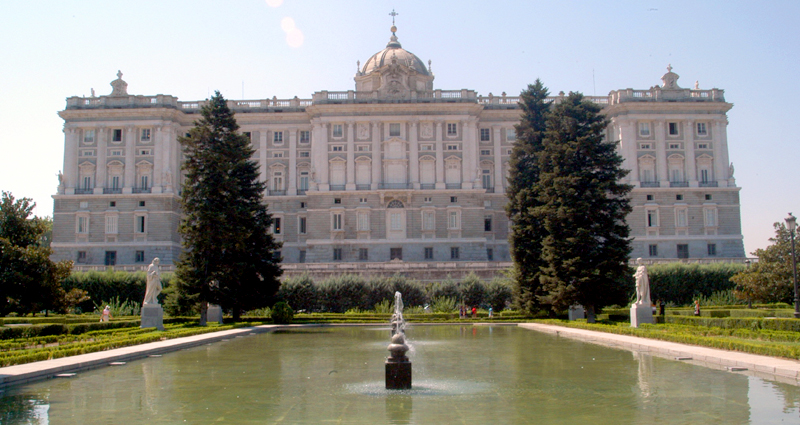Fachada del Palacio Real
