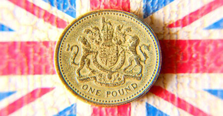 Una Libra Esterlina (one pound)