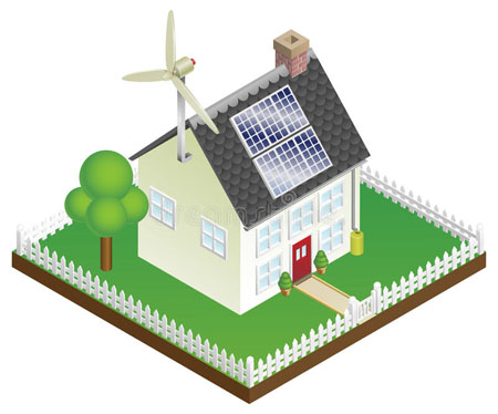 sustainable renewable energy house