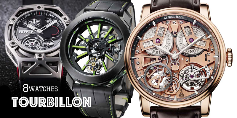 8 relojes con tourbillon