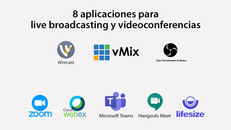 Las principales herramientas de videoconferencia.