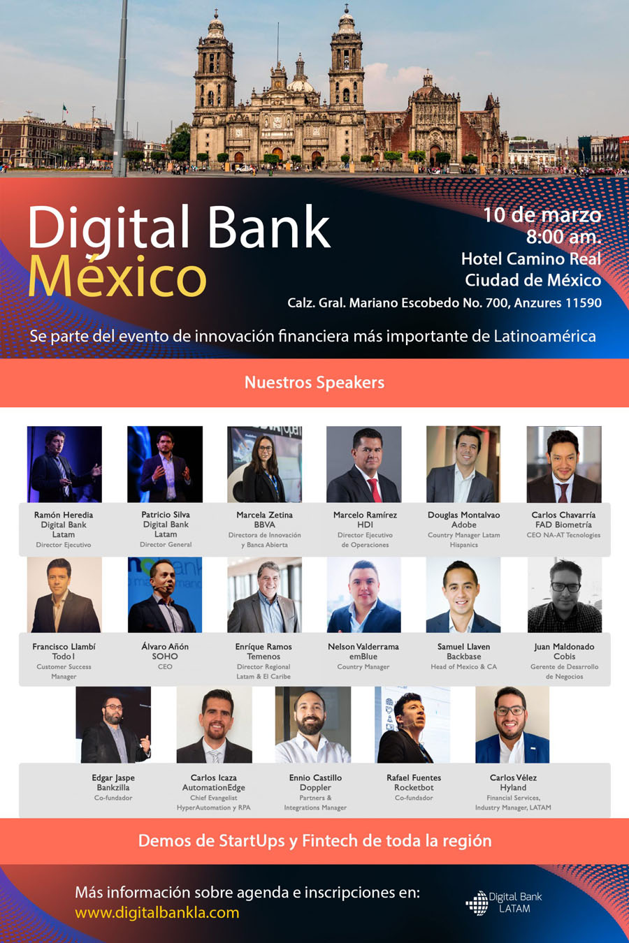Afiche Digital Bank Mexico 2020.