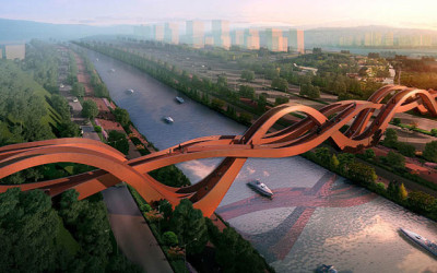 El PUENTE DEL RÍO DRAGÓN EN CHINA