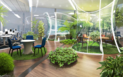 La oficina del futuro Un Parque siempre Verde