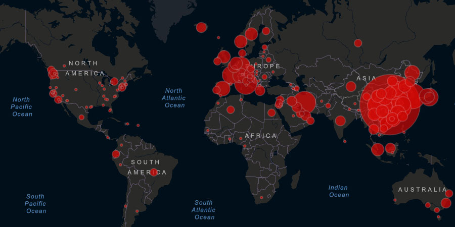 MAPA INTERACTIVO CORONAVIRUS EN TIEMPO REAL