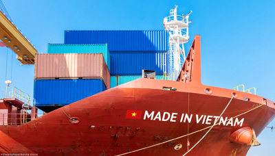 Exportaciones de Vietnam en alza.