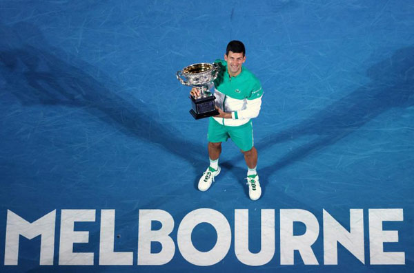 Novak Djokovic. Australian Open 2021. Photo Profimedia.