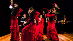 Espectáculo de flamenco con bailaoras