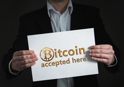 Se aceptan Bitcoins aqui.
