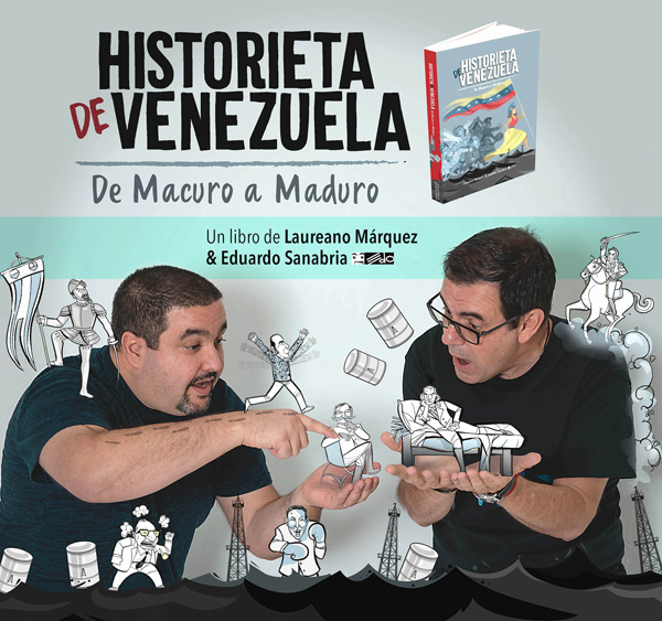EDO, Laureano Márquez y su libro Historieta de Venezuela.