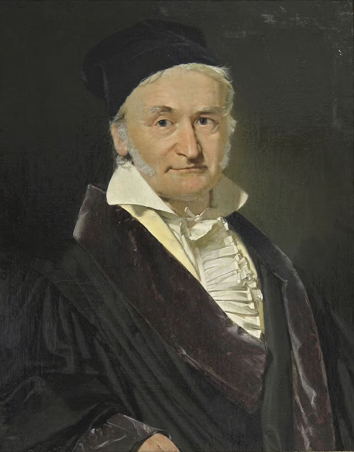 Carl Friedrich Gauss (1777 - 1855). Jensen.