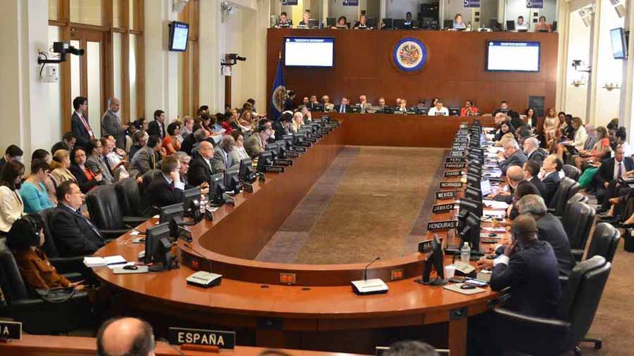 Nicaragua y Venezuela se oponen a sesion extraordinaria de consejo de OEA.