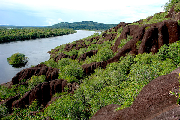 Paisaje en el Amazonas venezolano.