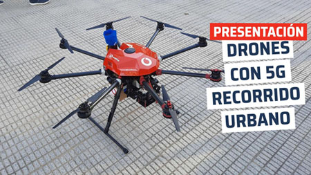 Presentación drones con 5G