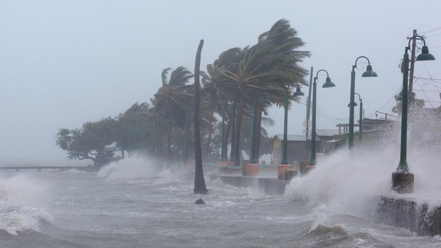 tempestad en playa