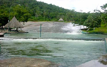 Tobogán de la selva Amazonas, Venezuela.