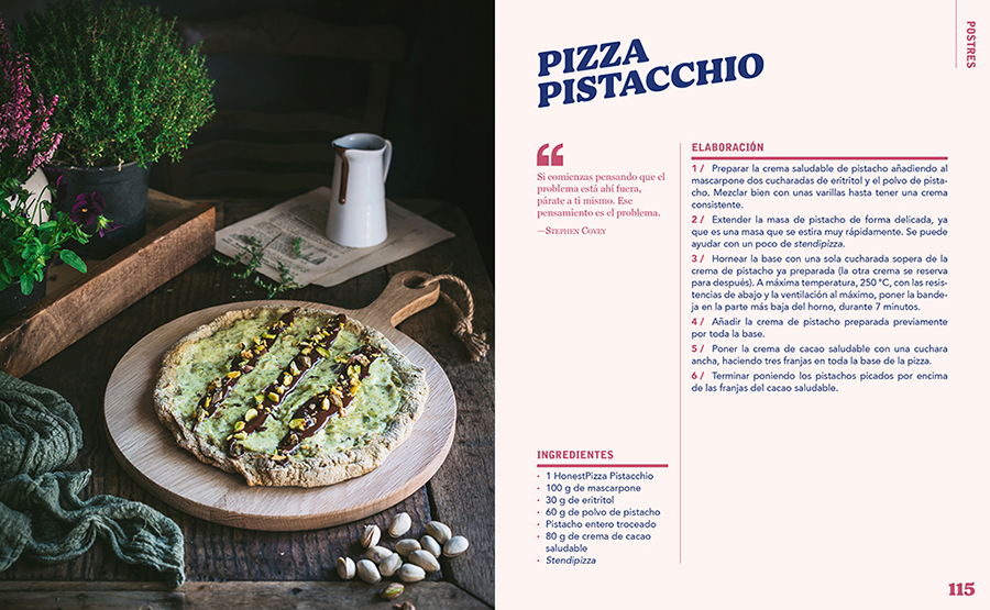 Pizza pistacchio.