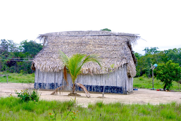 Vivienda indígena de la Etnia GUAHIBO o JIWI.