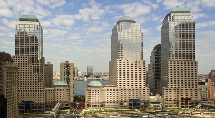 World Financial Center es un complejo de 6 edificios comerciales y financieros ubicados en Manhattan, New York.
